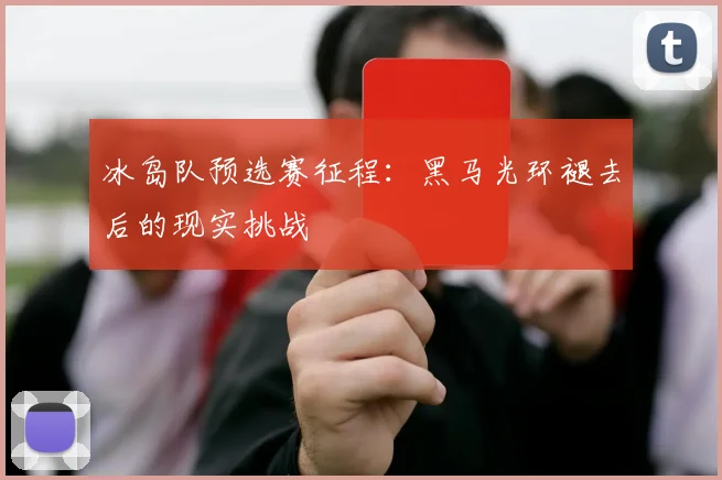 冰岛队预选赛征程：黑马光环褪去后的现实挑战